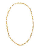 Coronation 24k Gold Plate Small Necklace, 42"L