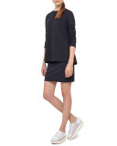 Jersey Pencil Mini Skirt