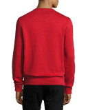 Colesden Cotton-Blend Jersey Sweatshirt, Red