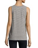 The Muscle Tee Top, Gray