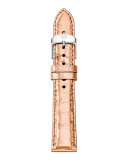 Metallic Alligator Watch Strap