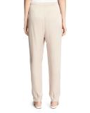 Drawstring-Waist Relaxed-Leg Pants 
