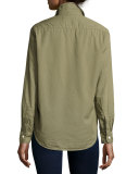 Eileen Button-Front Shirt, Toy Soldier