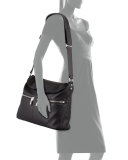 James Lambskin Crossbody Bag, Black