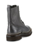 Monili-Trim Lace-Up Boot, Graphite