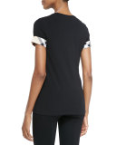 Short-Sleeve Long Tee, Black