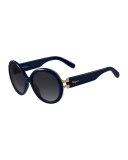 Gancio Oversize Round Sunglasses