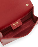 Miss Vara Bow Clip Crossbody Bag, Rosso