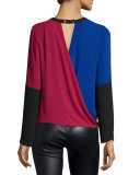 Donella Color Blocked Drape