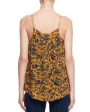Bronson Floral Silk Camisole, Yellow