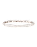 St. Moritz 18K White Gold Bangle with Diamonds