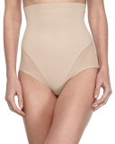 Sheer High-Waist Control Briefs