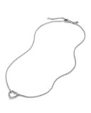 Reversible Heart Station Pendant Necklace