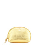 Metallic Mini Domed Cosmetic Bag