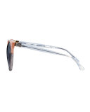 Swappy Streaked Cat-Eye Sunglasses, Pink