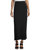 Anneliese Long Cady Skirt, Black