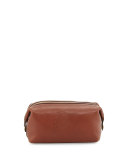 Leather Travel Kit, Vintage Chestnut