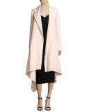 Double-Face Belted Coat, Bisque