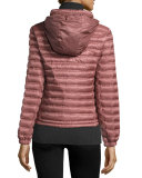 Jack Lightweight Packable Short Puffer, Pink 