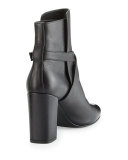 Babies 90mm Ankle-Strap Bootie, Nero