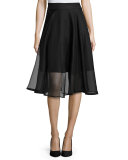 Silk Organza Circle Skirt