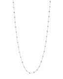 Sterling Silver Station Necklace
