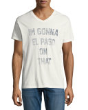 El Paso V-Neck T-Shirt, White