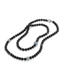 Osetra Necklace with Black Onyx and Moonstone