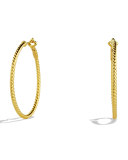 Cable Classics Hoop Earrings in Gold
