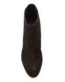 Haider Suede Bootie, Black