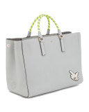 "Pointing In" Leather Sticker for Handbag