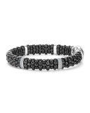 Black Caviar Ceramic Bracelet with Diamonds