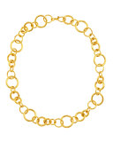 Hoopla Collection 24k Gold Chain Necklace, 18"L