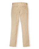 Stretch Chino Slim-Fit Pants, Classic Khaki, Size 2-7