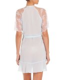 Mist Lace-Sleeve Wrap 