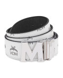 Visetos Reversible M-Buckle Monogram Belt