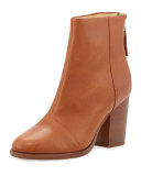 Ashby Leather Ankle Boot, Tan