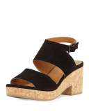 Match Low-Heel Cork Sandal