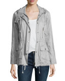 Barker Hooded Metallic Anorak