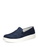 Suede Skate Sneaker, Oltremare