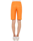 Straight-Leg Bermuda Shorts, Marigold