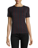 Dodge Chevron-Print Short-Sleeve T-Shirt
