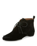 Brii Suede Lace-Up Bootie