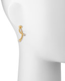 18k Two-Piece Earrings with Diamonds