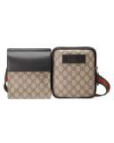 GG Supreme Web Belt Bag, Beige/Ebony