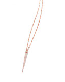 Flawless Expose Diamond Spike Necklace in 14K Rose Gold