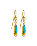 Paradiso Opal & Rose-Cut Diamond Drop Earrings