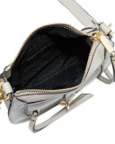 Leather Dog Clip Saddle Bag, Khaki
