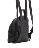 Sloane Mini Leather Backpack, Black