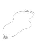Infinity Pendant with Diamonds on Chain